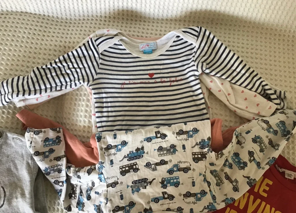 🔥-20%🔥 Lot bodies pull bébé Gap Manon&Valentin taille 12/18 – photo 8